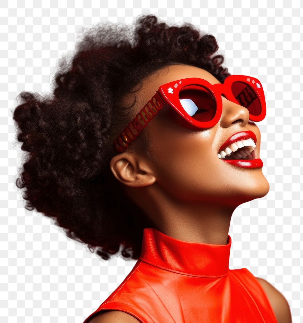 PNG Beautiful woman sunglasses smiling female. 