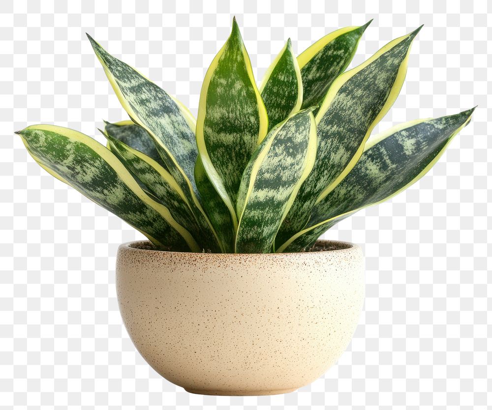 PNG Real Sansevieria plant houseplant minimalist planter.