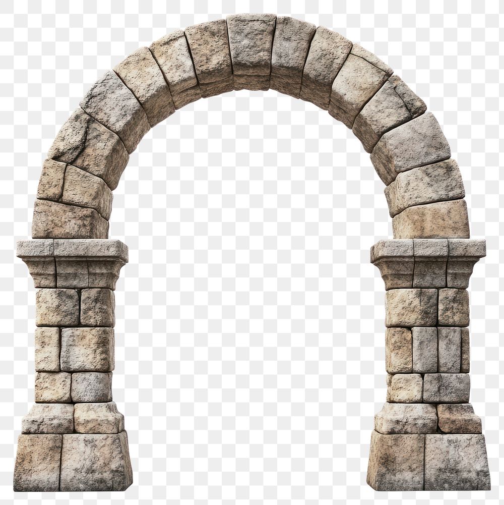 PNG Romanesque arch architecture historical arched.