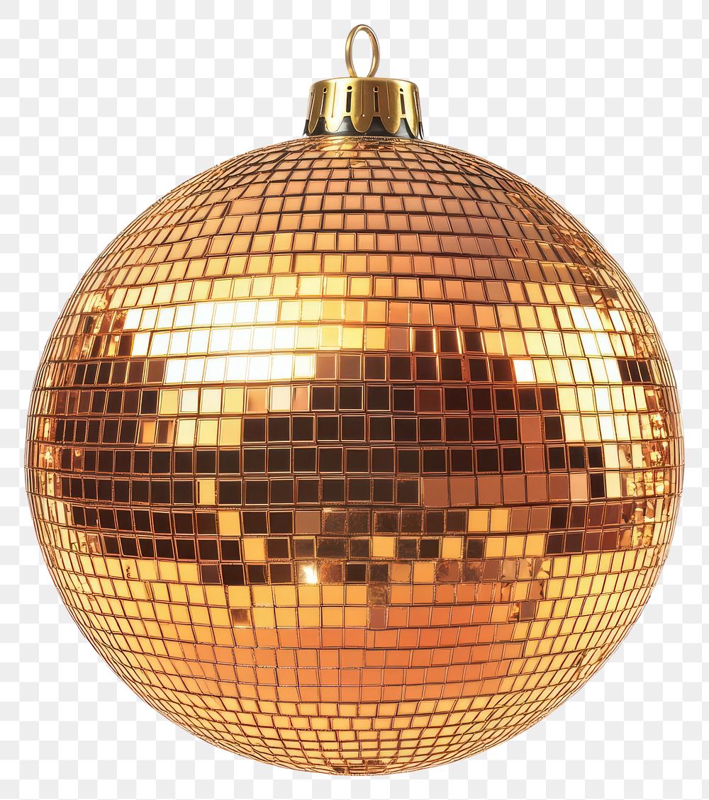 PNG Photo of Disco ball round disco chandelier.