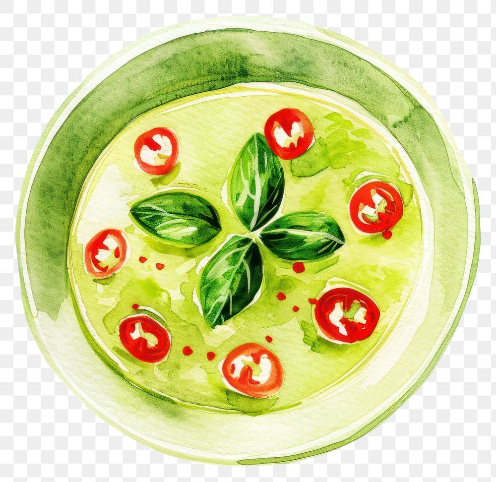 PNG Food illustration watercolor vibrant.