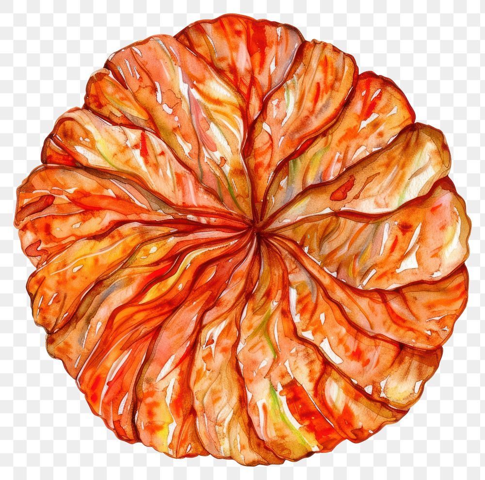 PNG An isolated kimchi illustration watercolor vibrant.