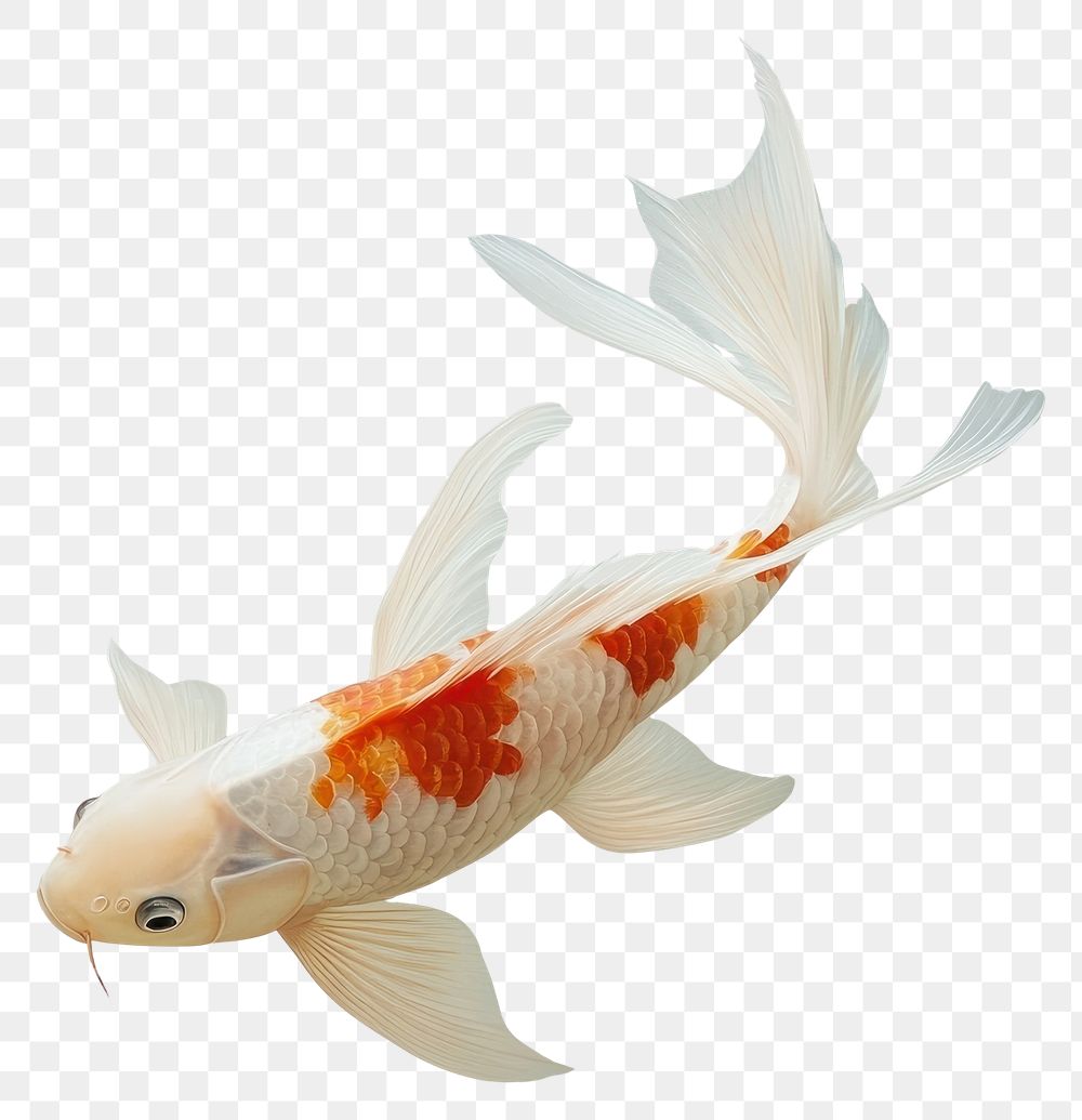 PNG Koi fish illustration decorative underwater.