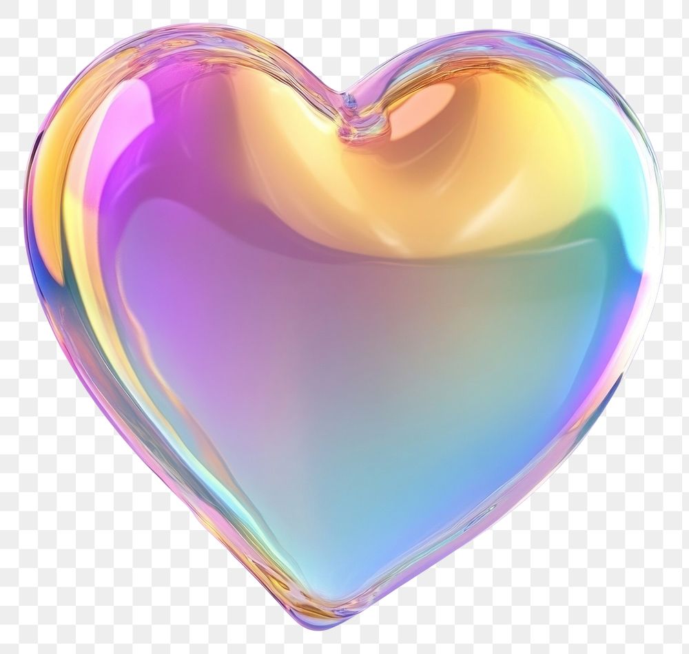 PNG Rainbow heart illustration colors accessories.