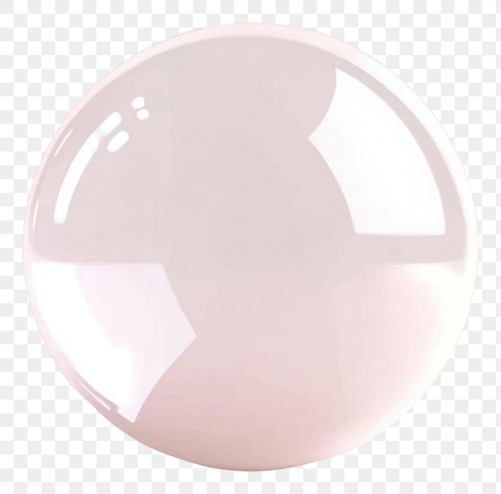 PNG Floating translucent sphere clean art minimalist.