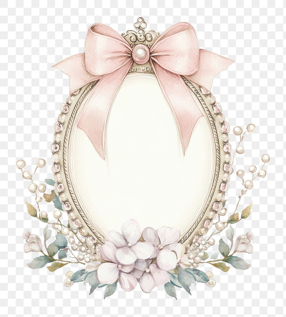 PNG Oval pastel vitage frame vintage illustration accessories.