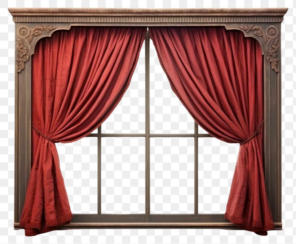 PNG Curtain window white background architecture. .