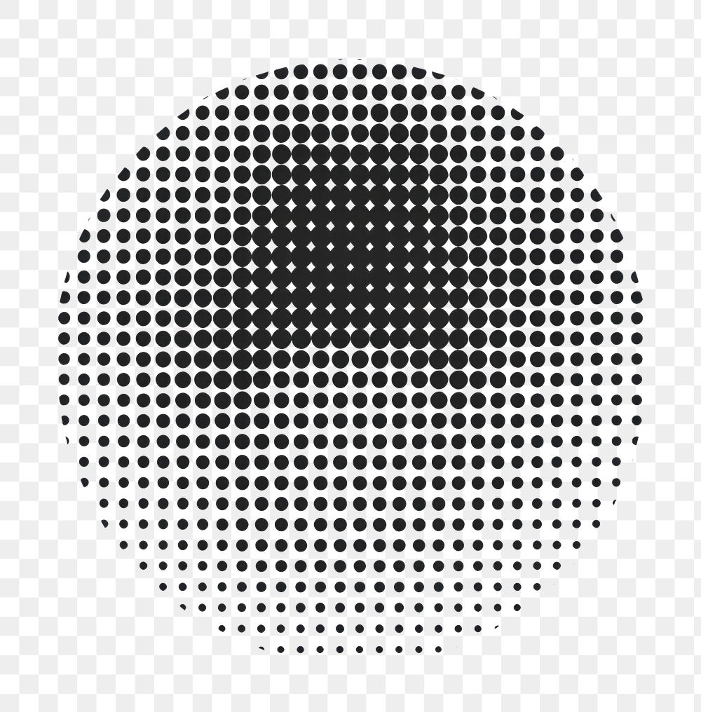 PNG Abstract circle element effect abstract halftone pattern.