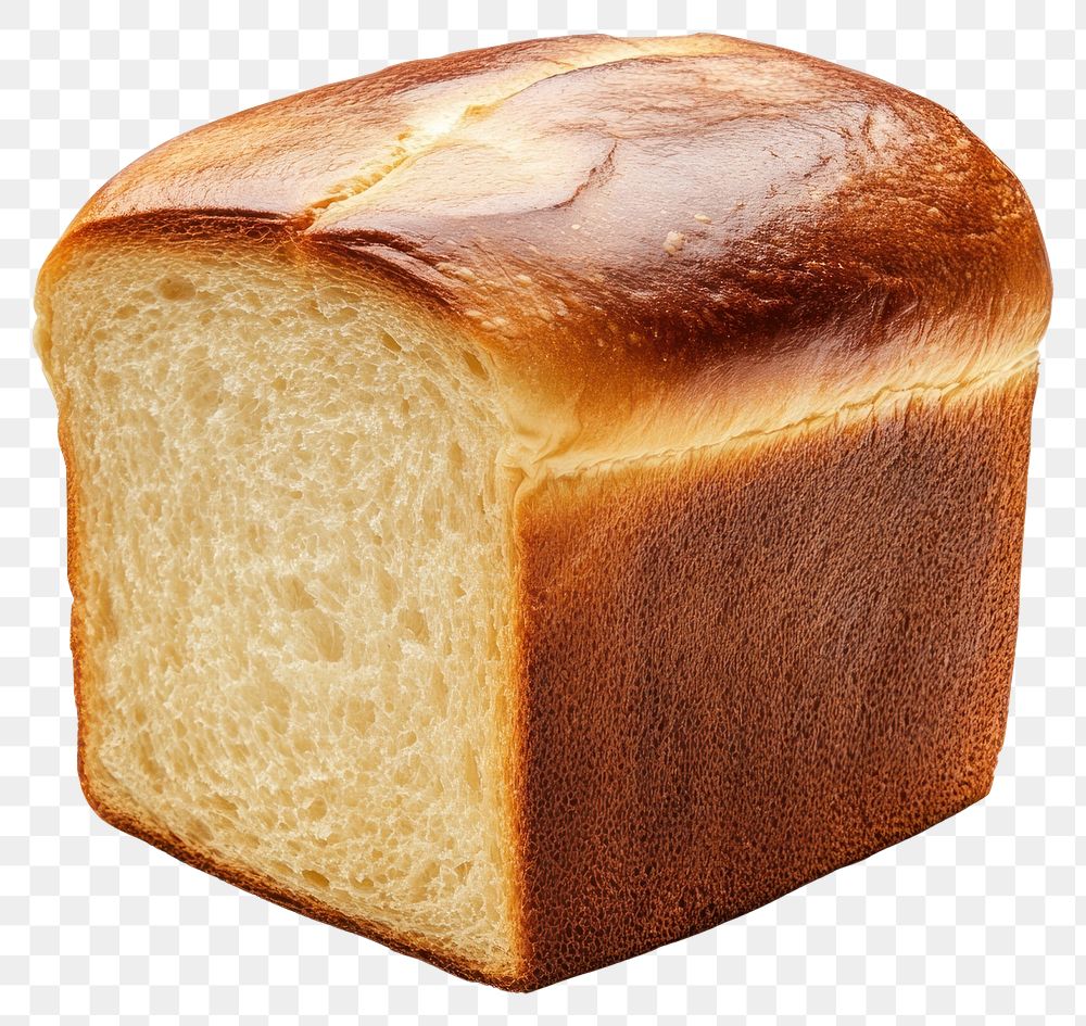 PNG Milk Bread loaf bread soft bread loaf.