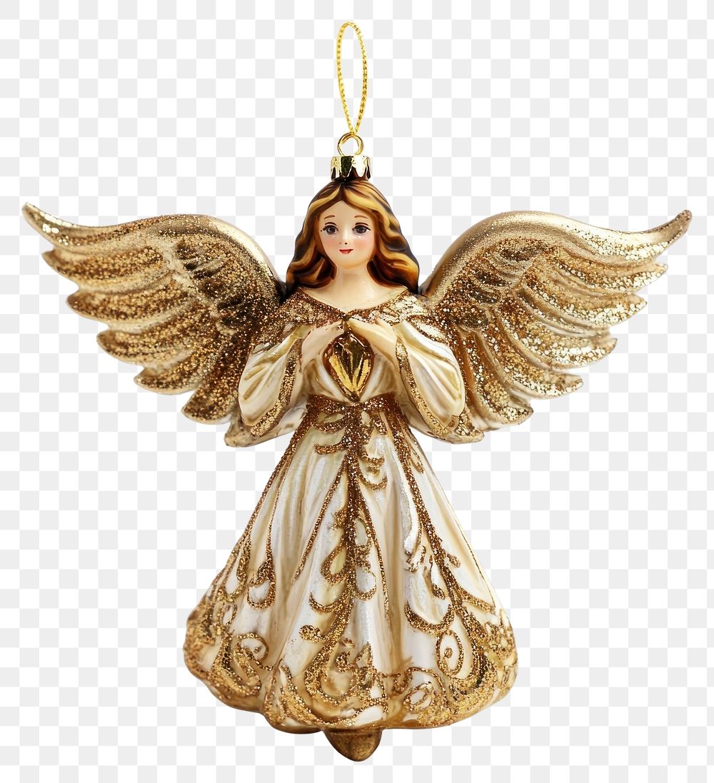 PNG Angel Ornament angel christmas ornament.