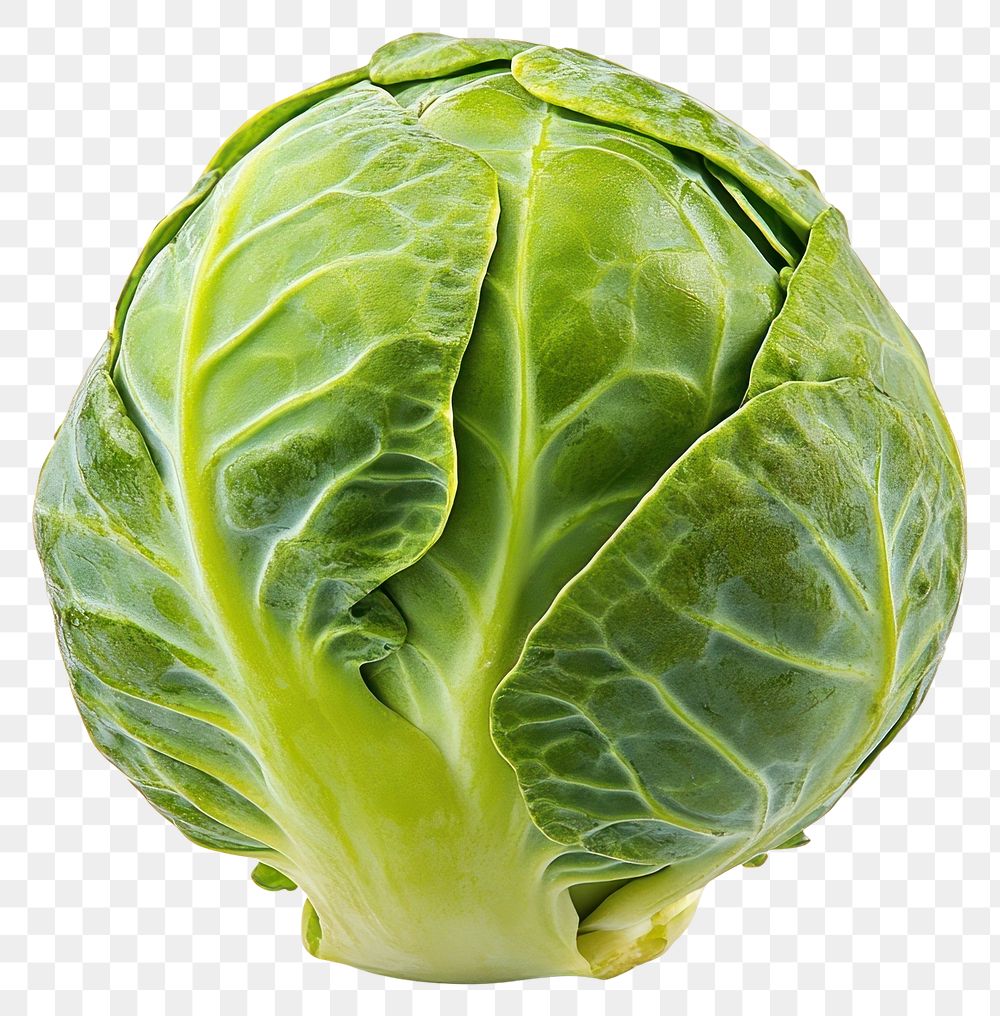 PNG Brussels sprout vegetable produce cabbage.