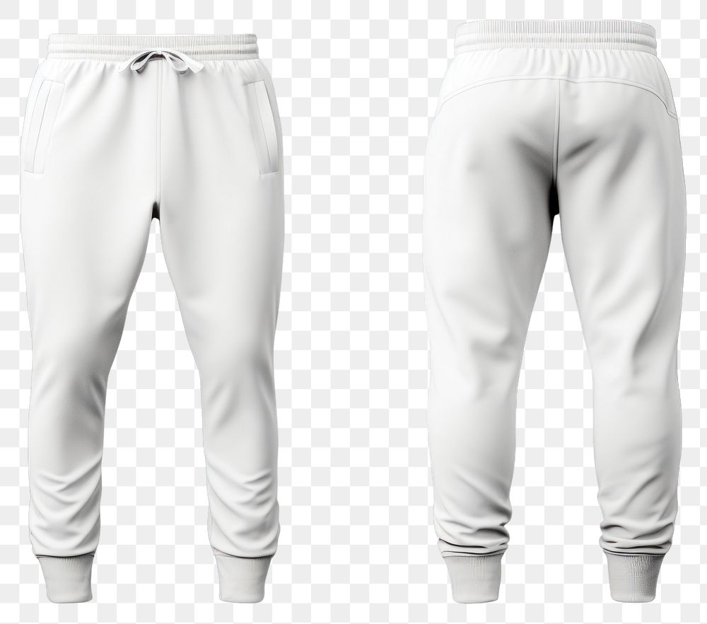 PNG White outerwear trousers clothing