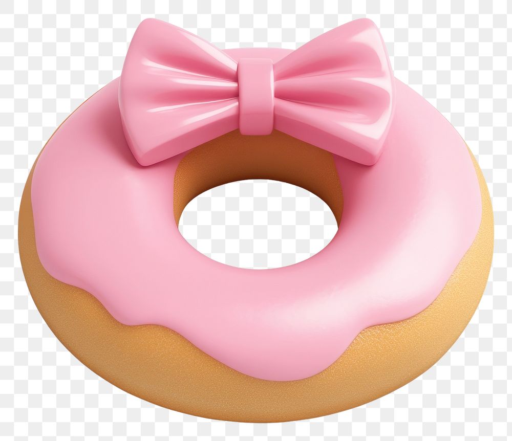 PNG 3d coquette donut illustration dessert sweets.