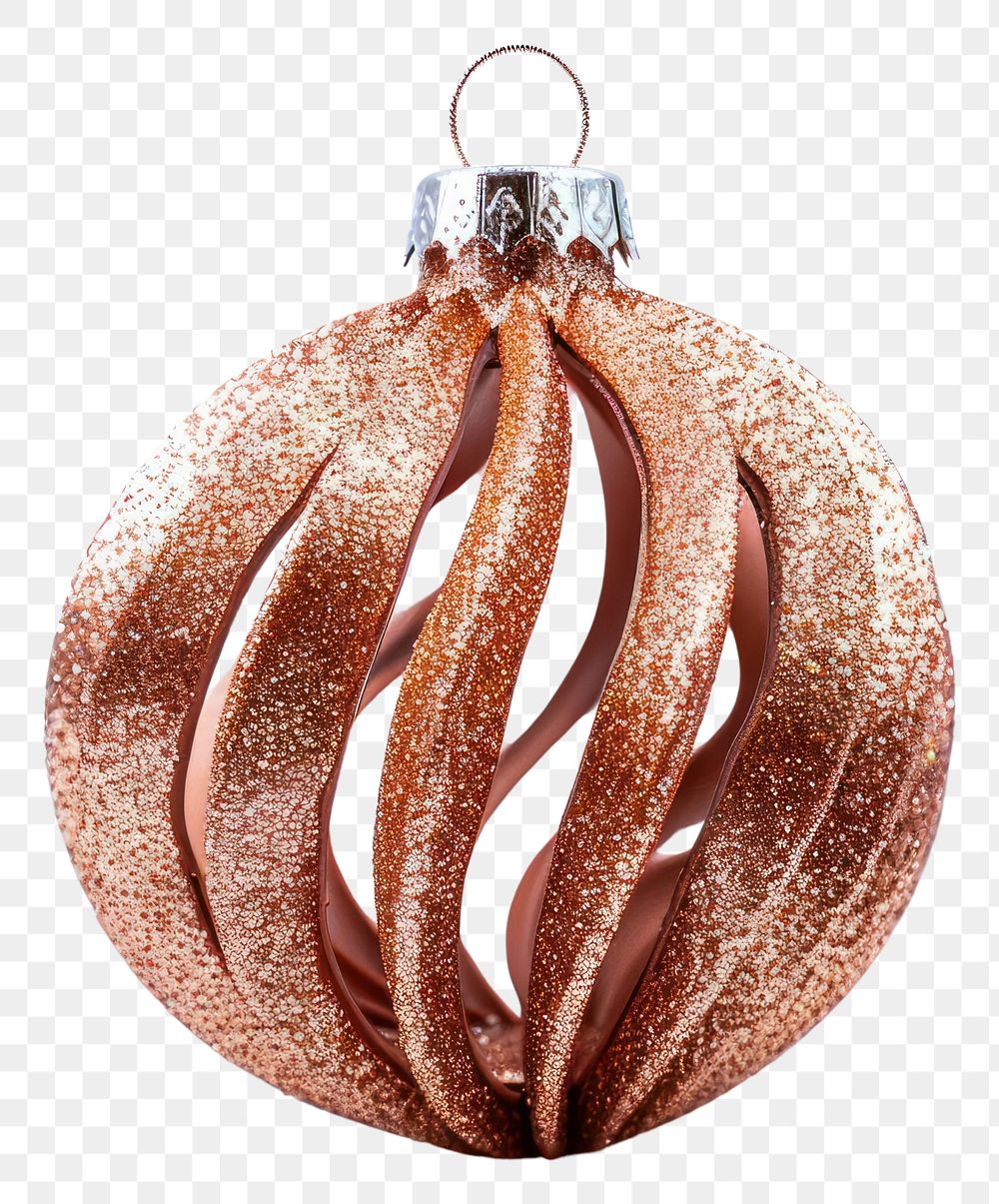 PNG Hanging Bauble christmas ornament glitter.