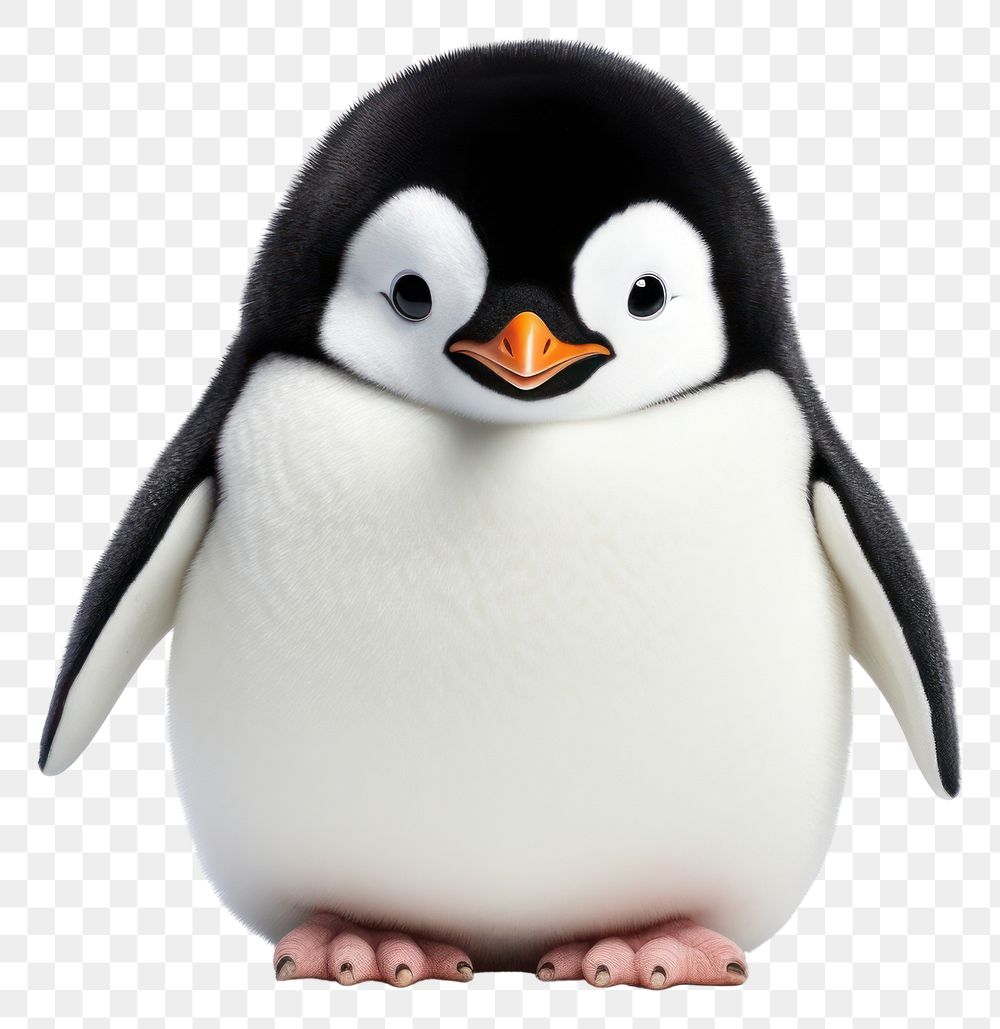 PNG Penguin shape Snowman animal cute illustration.