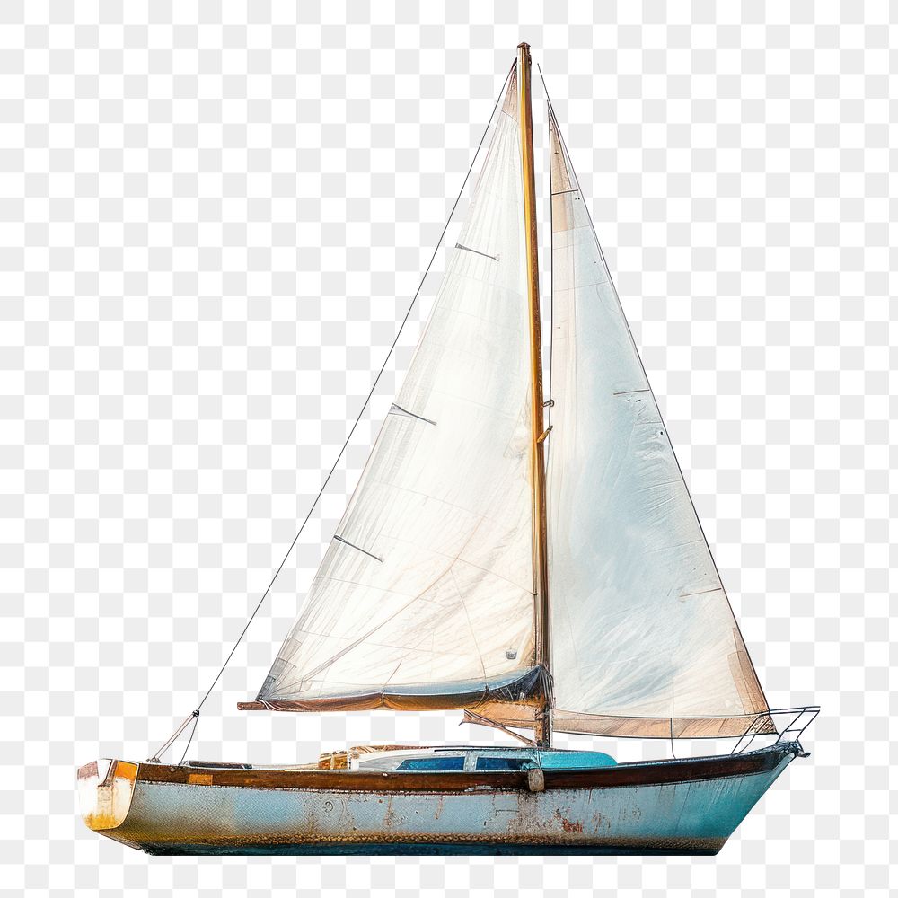 PNG Yacht watercraft sailboat vehicle.