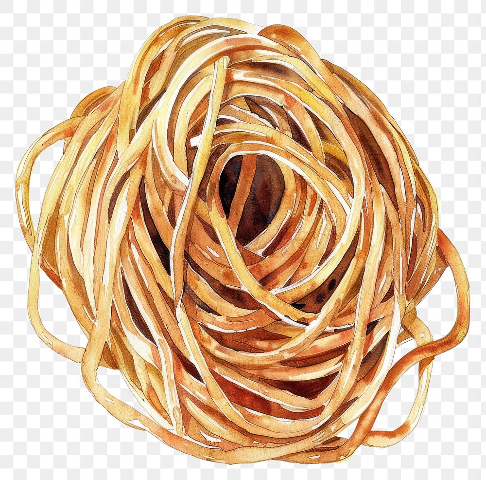 PNG An isolated japanese soba illustration food spaghetti.