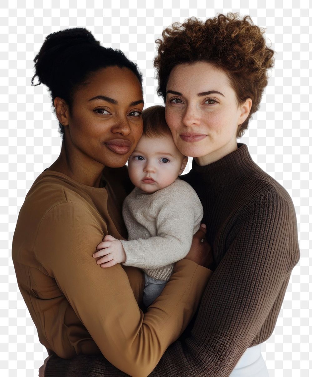 PNG A lesbian couple portrait photo happy.