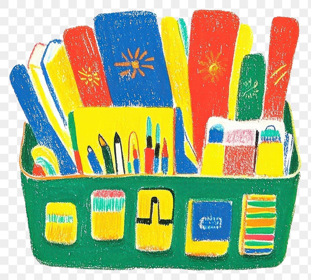 PNG Icon of File Organizer basket stationery collection.