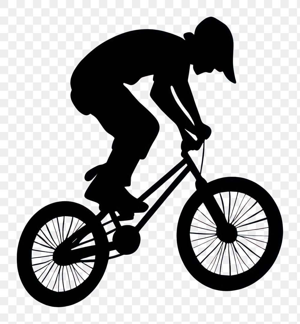 PNG Cycling silhouette bicycle cyclist.