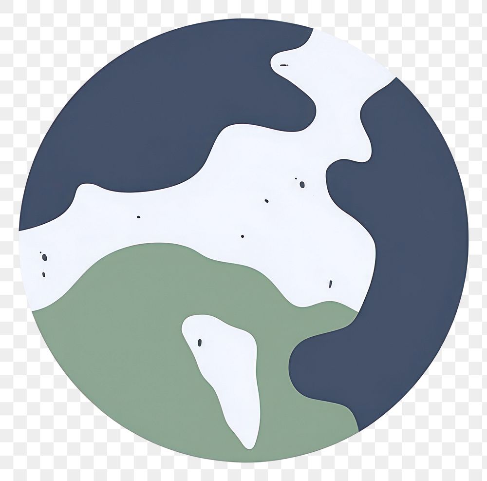 PNG Globe illustration minimalist planet.