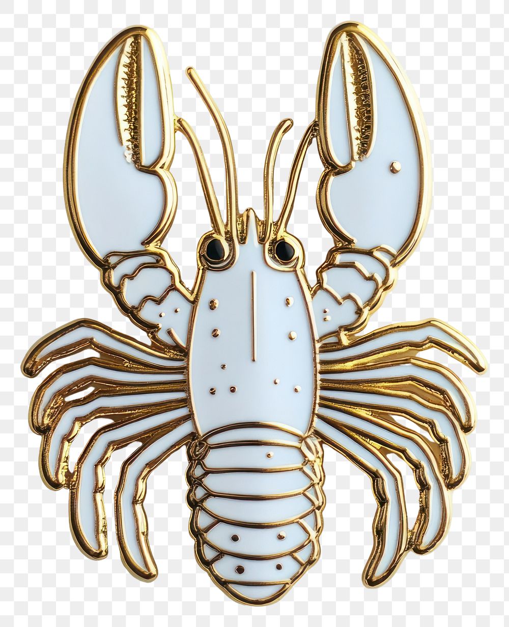 PNG Lobster pin badge accessories accessory white.