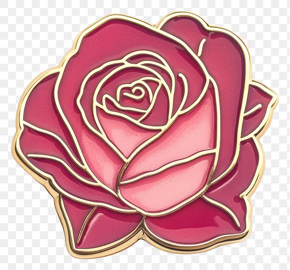 PNG Rose pin badge accessories accessory enamel.