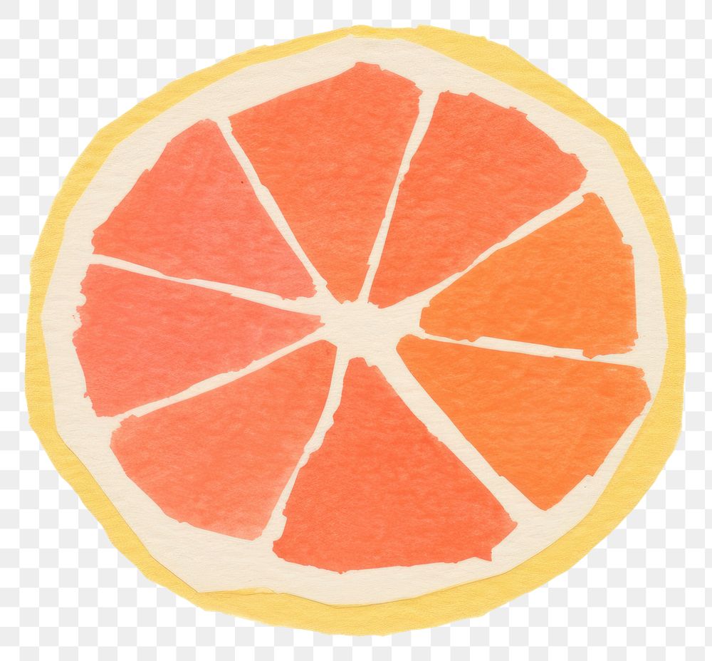 PNG Orange illustration grapefruit colorful.