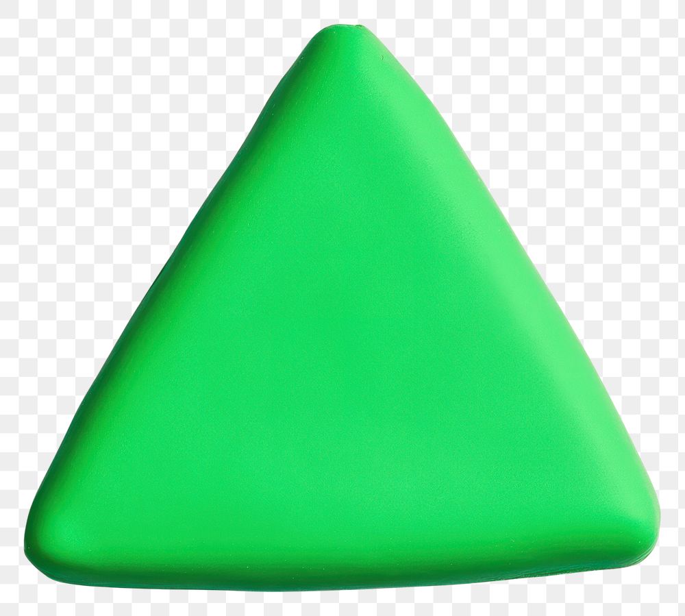 PNG Green Triangle triangle simple shape.