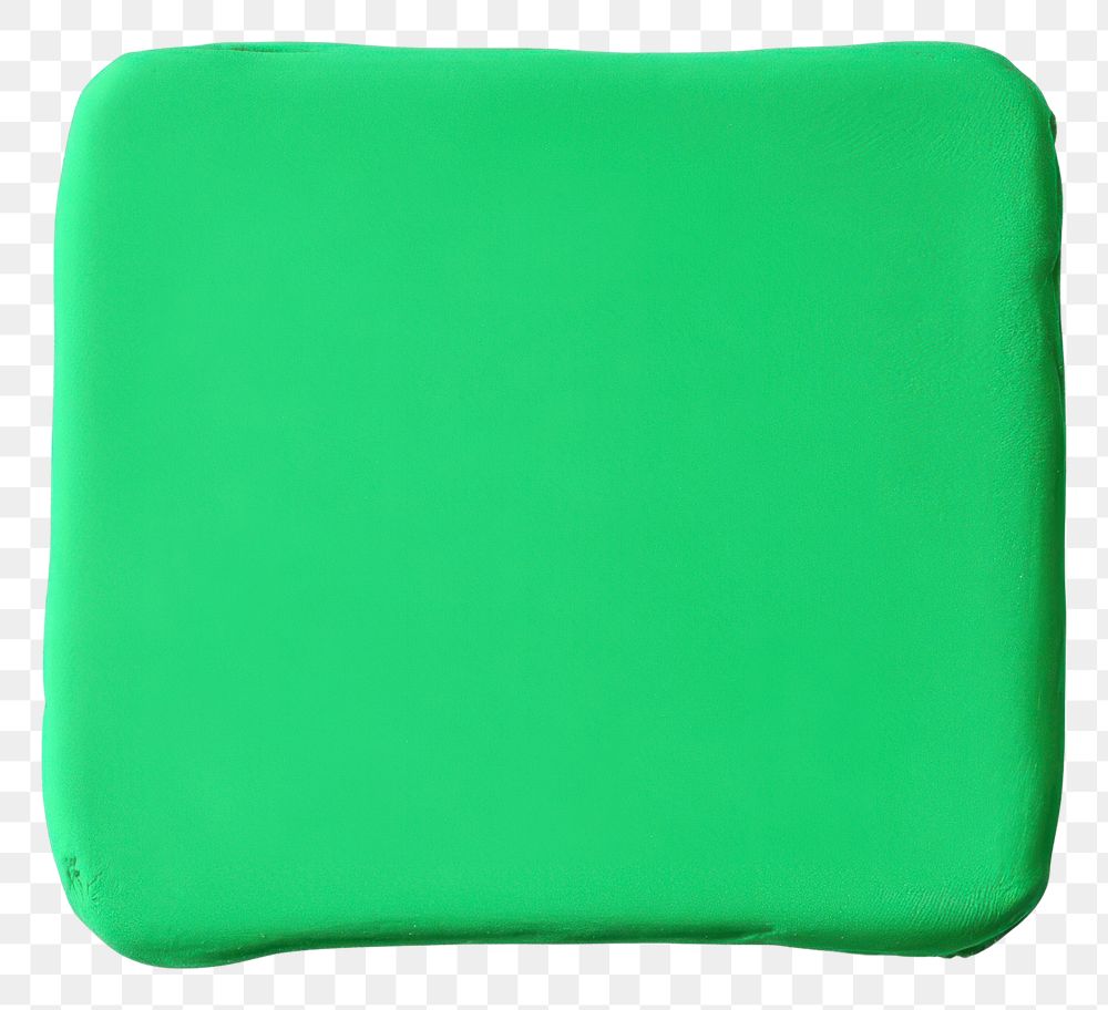 PNG Green Rectangle clay accessories accessory.