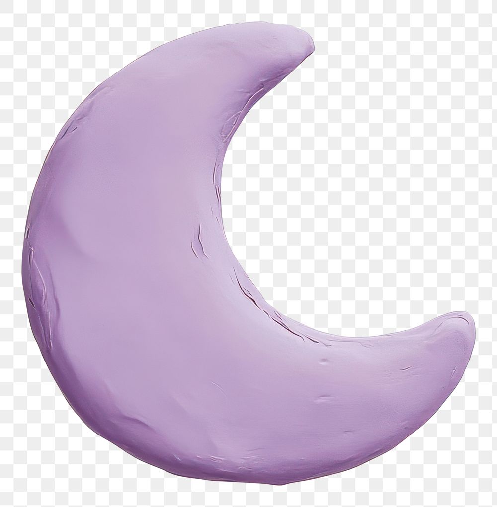 PNG Light violet half moon purple shape illustration.