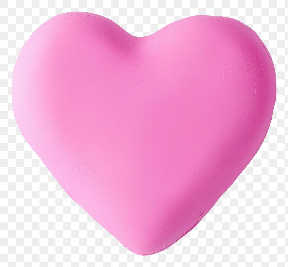 PNG Pink Heart symbol heart clay.