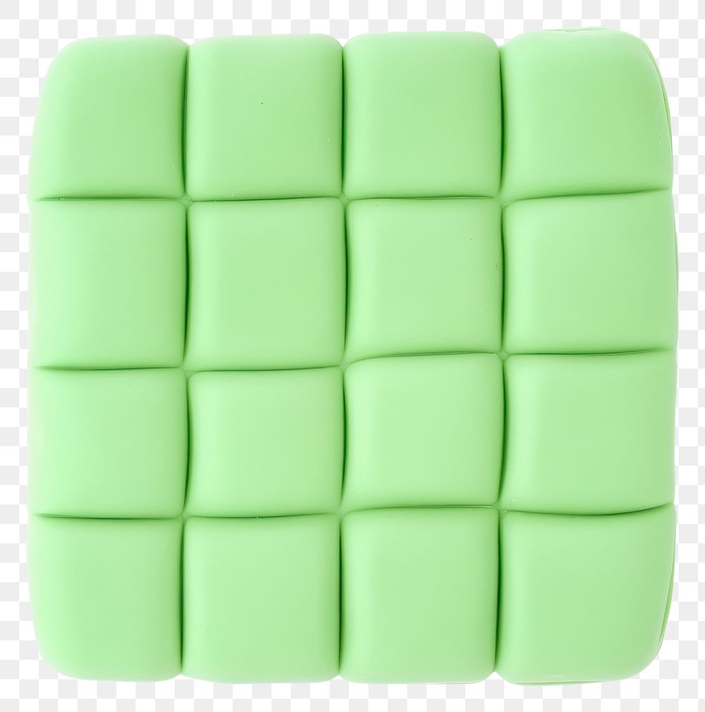 PNG Soft green Rectangle texture minimalist furniture.