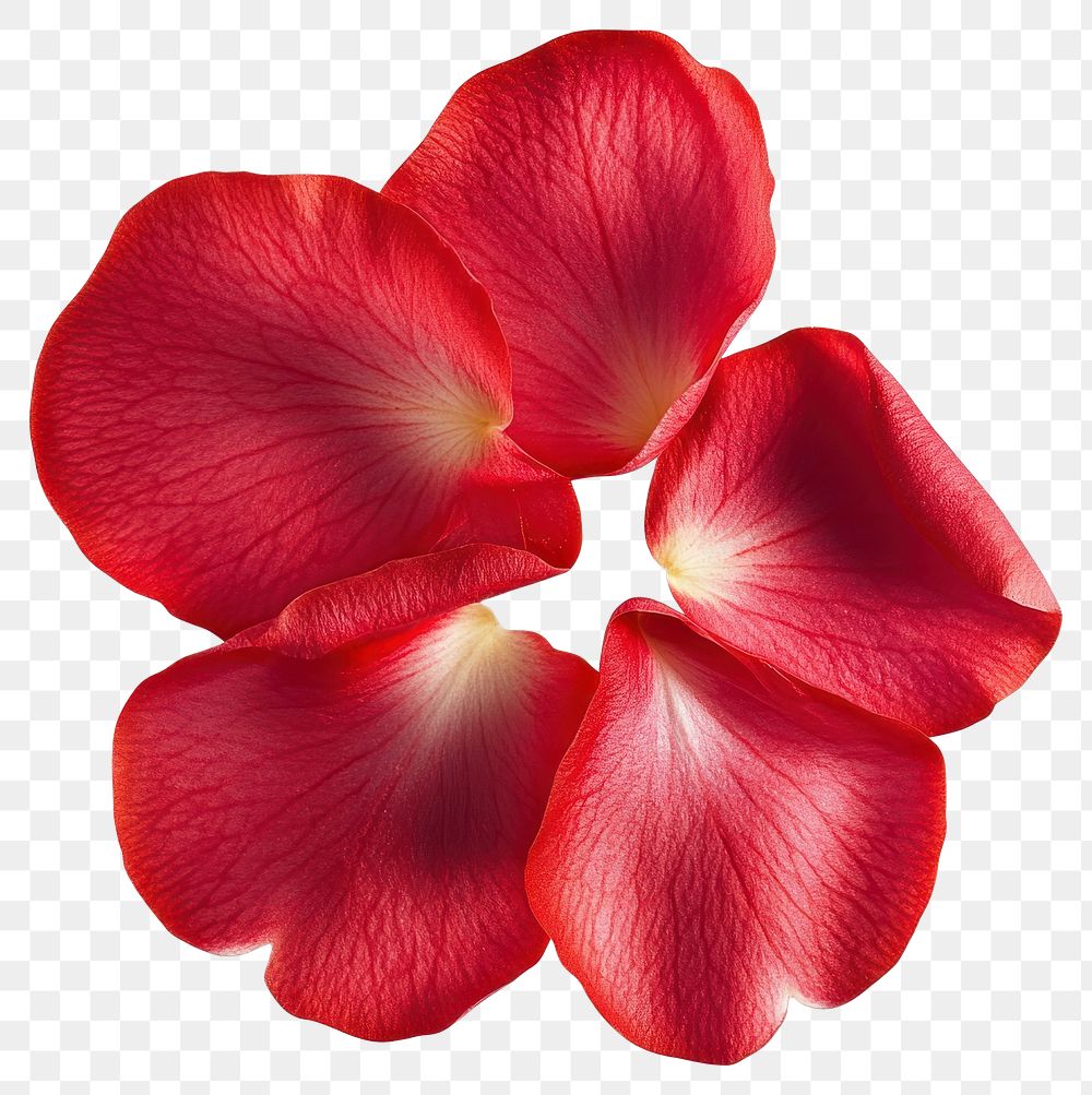 PNG Red flower petals rose arrangement decoration.