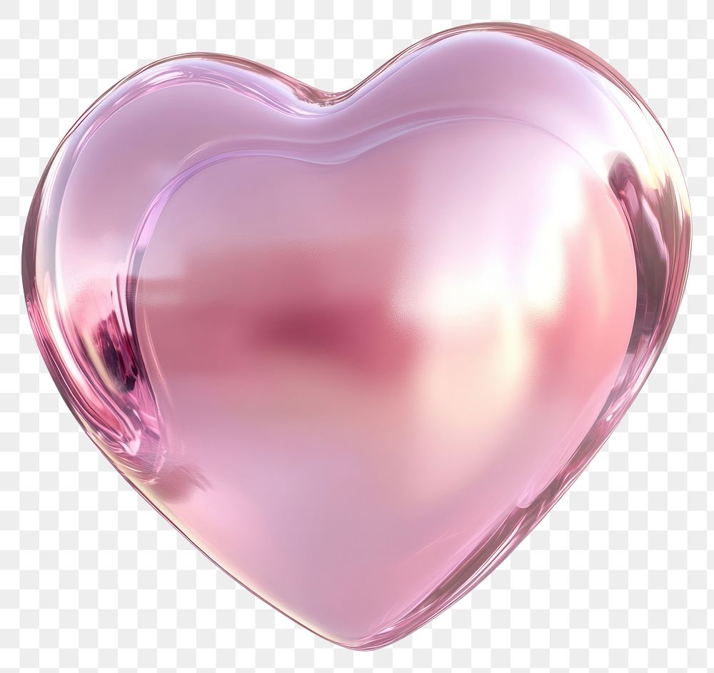 PNG Pink heart-shape transparent background valentine's.