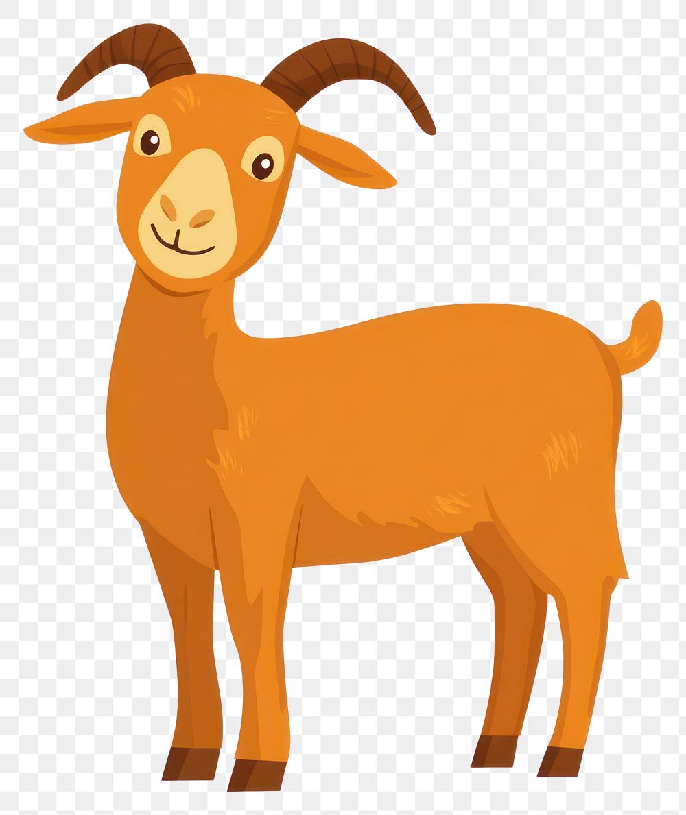 PNG Goat illustration animal art.