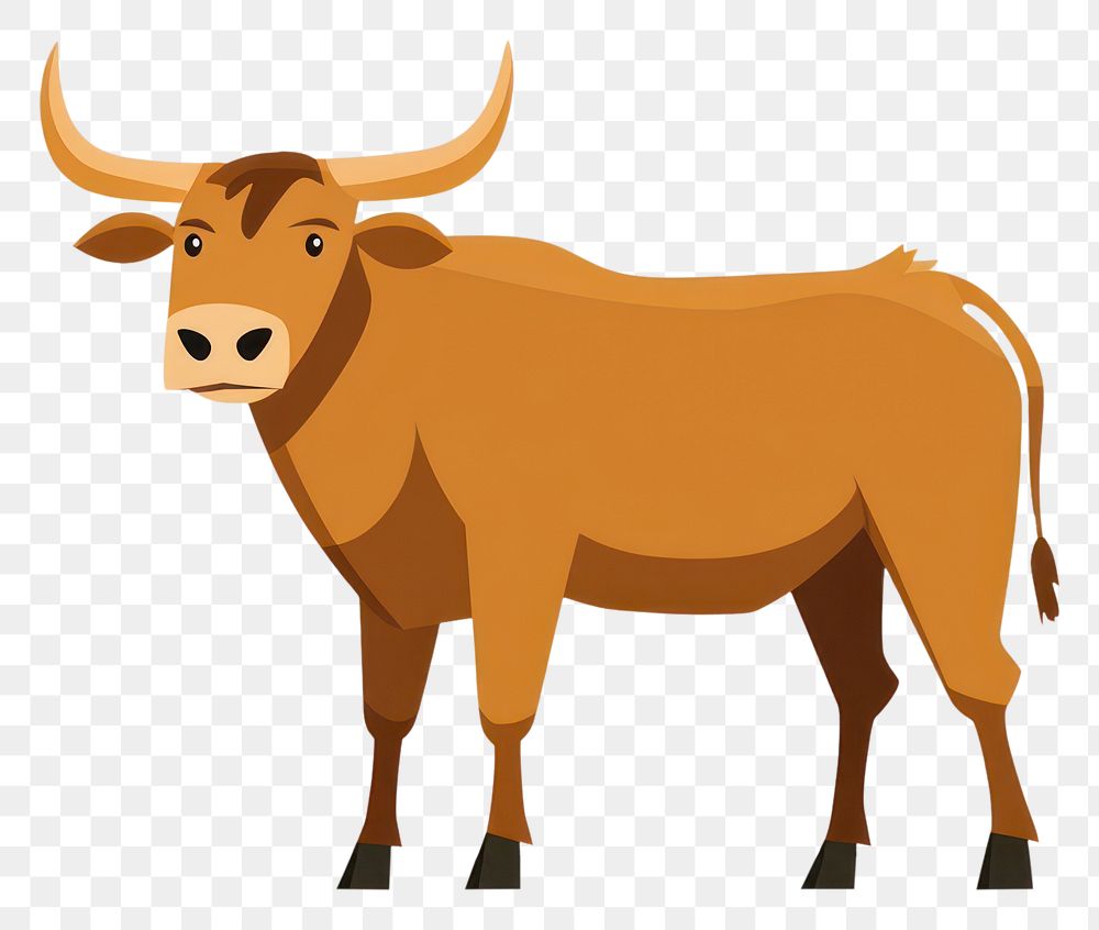 PNG Illustration animal vector bull.