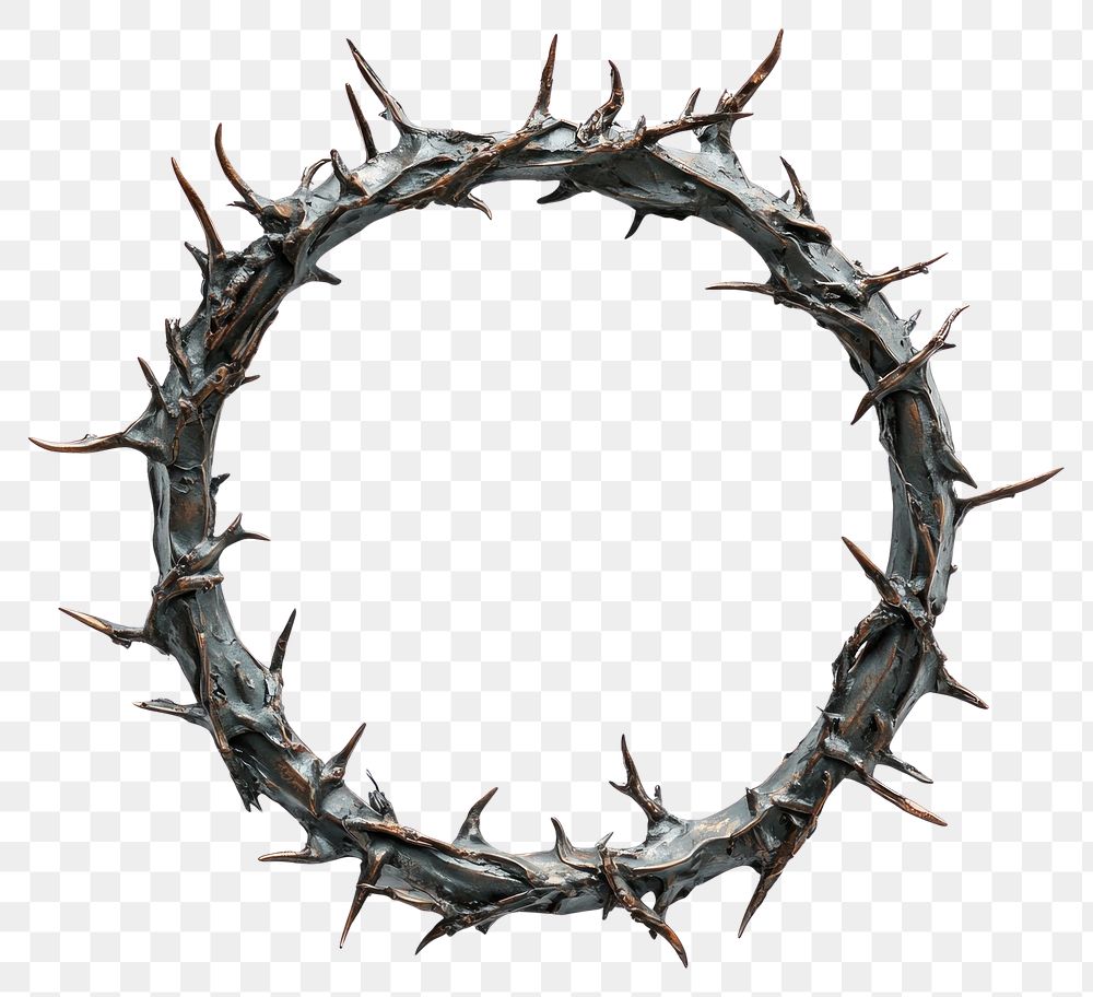 PNG Crown of thorns representation christianity religious.