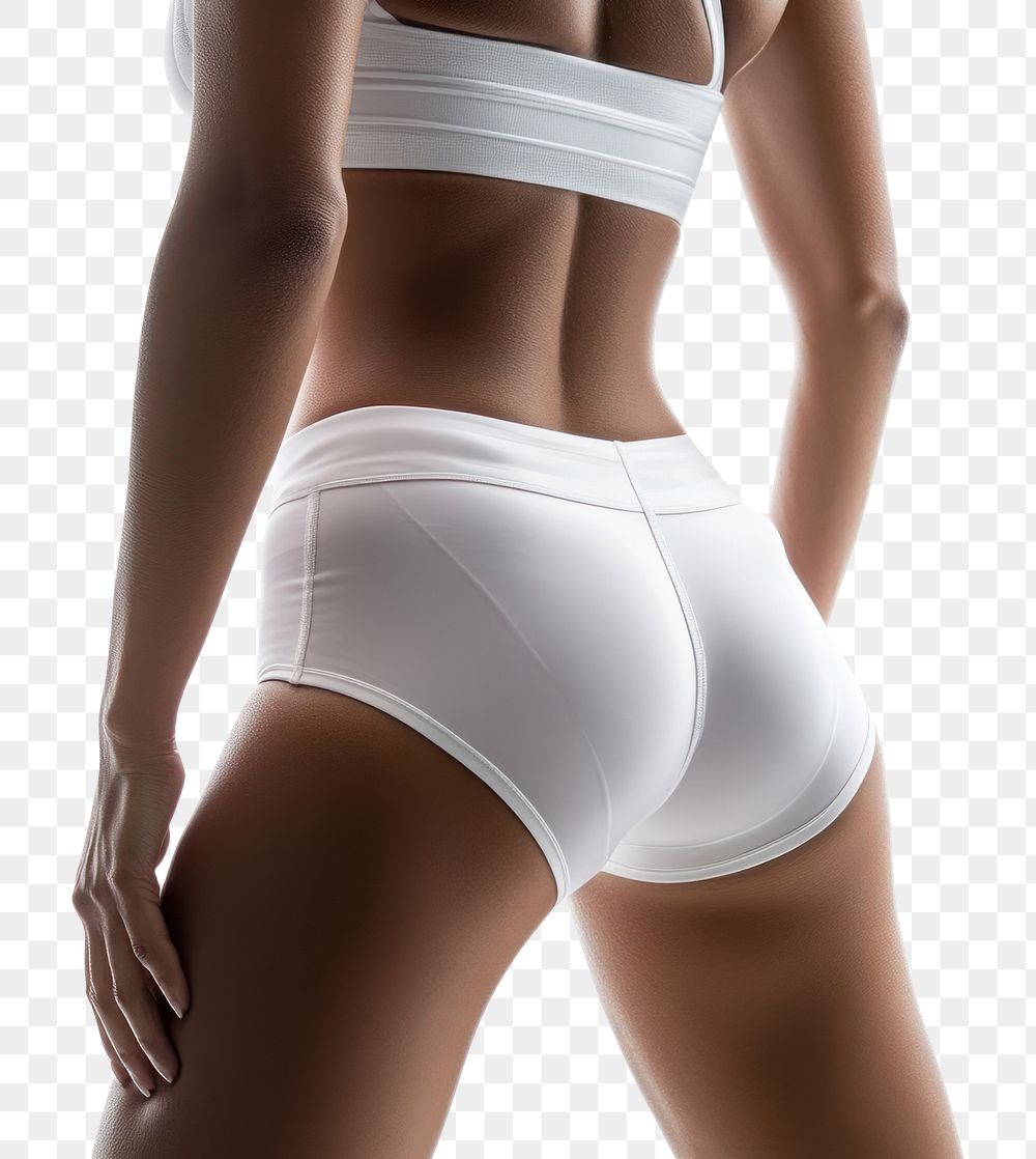 PNG Toned lower body woman athletic apparel.