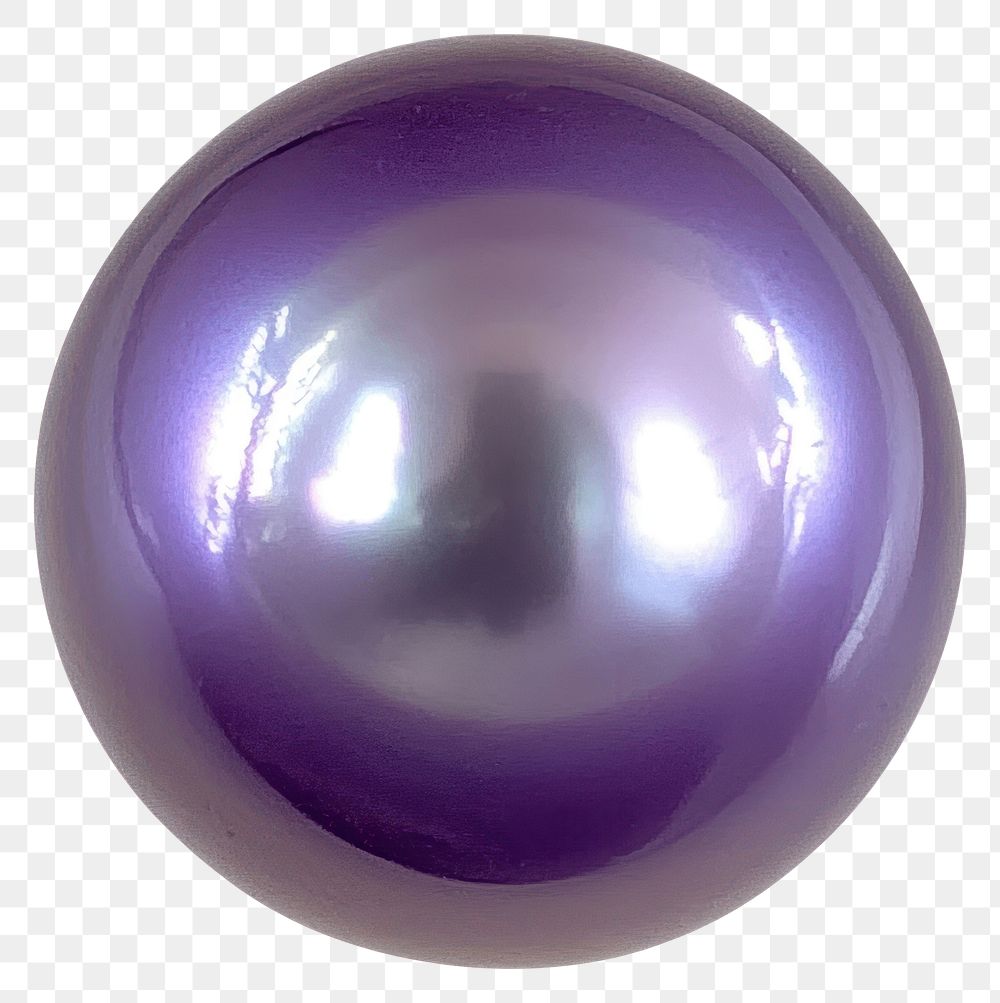 PNG Purple pearl sphere accessories decorative.