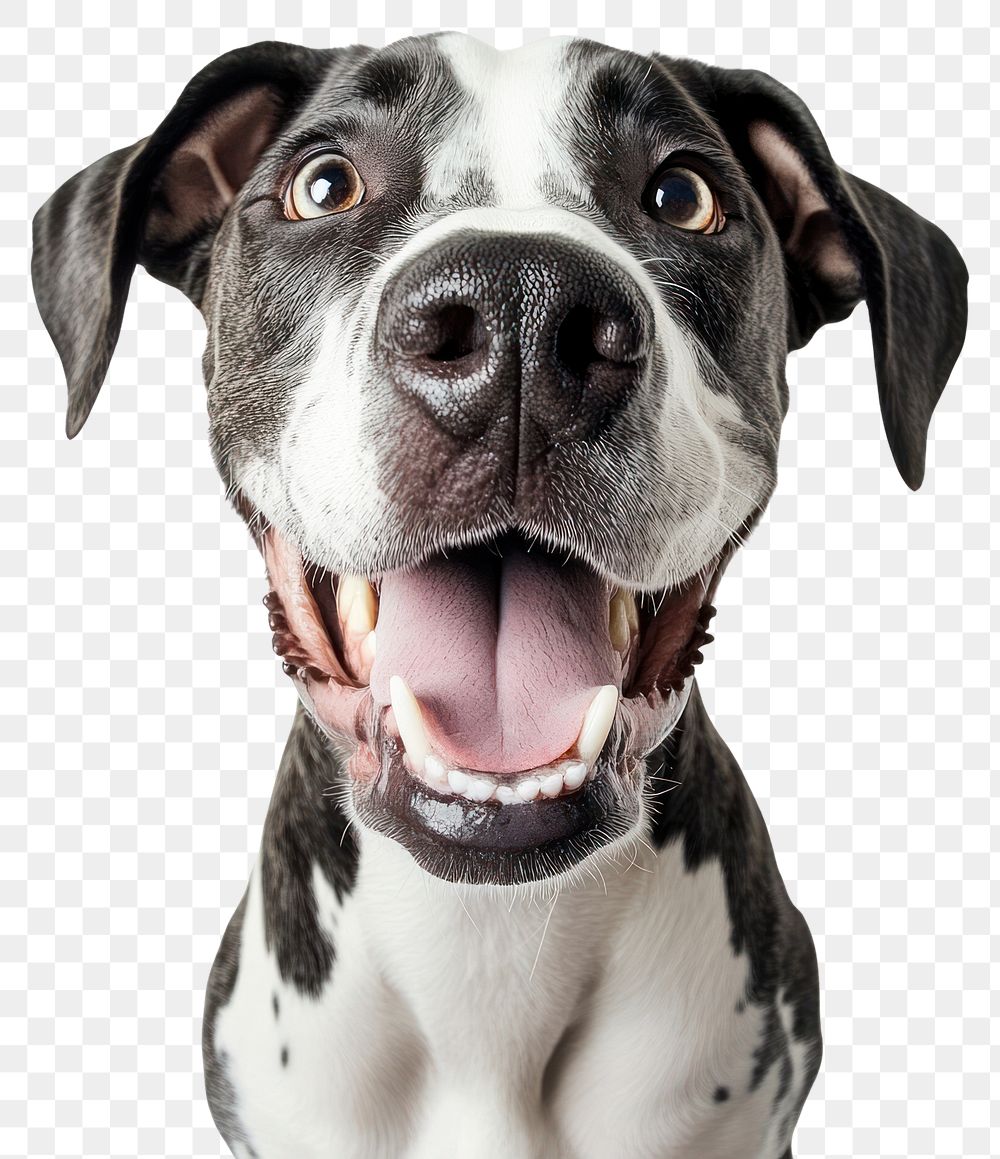 PNG Great Dane dog animal happy.