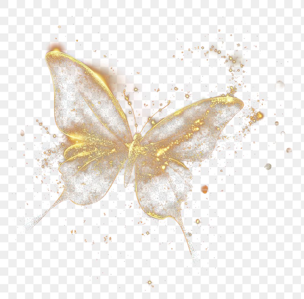 PNG Butterflies sparkle light glitter background butterfly invertebrate.