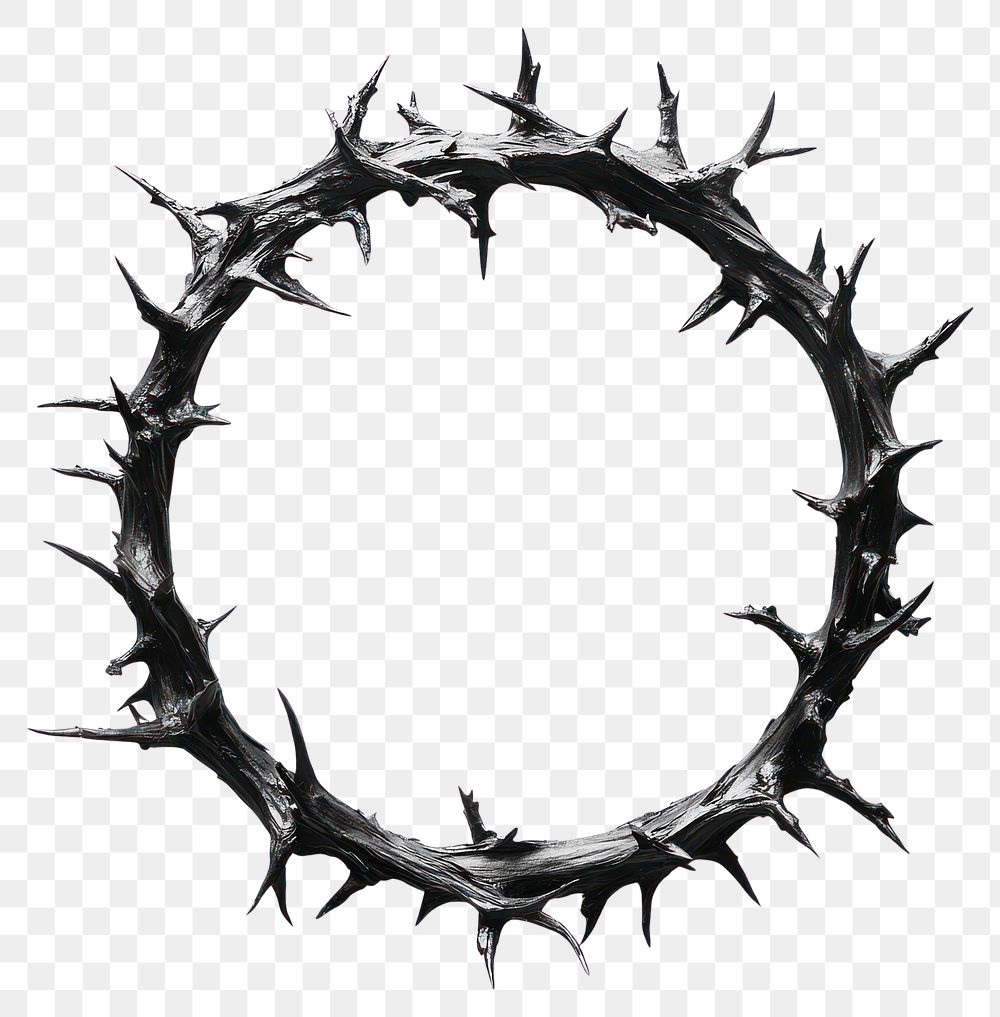 PNG Crown of Thorns thorn crown representation.