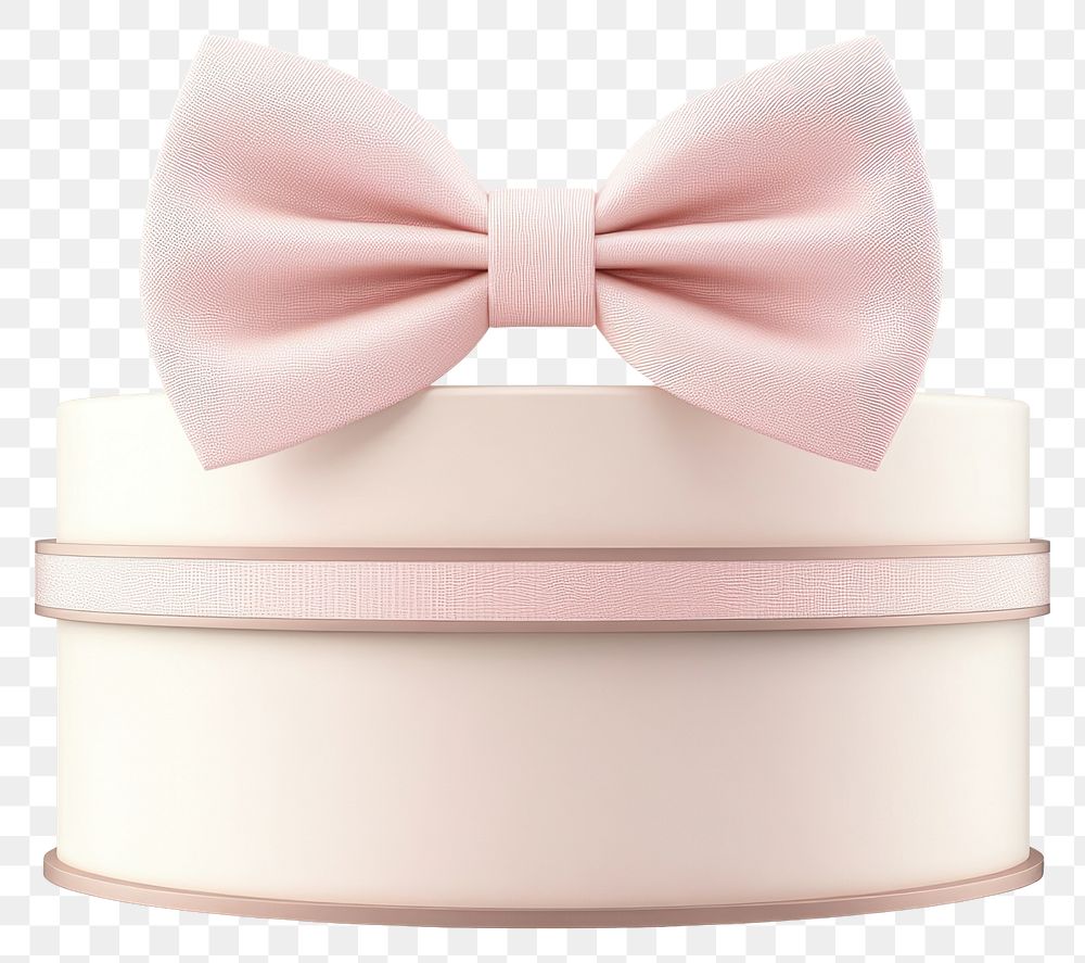 PNG Coquette gift box pink tie bow.