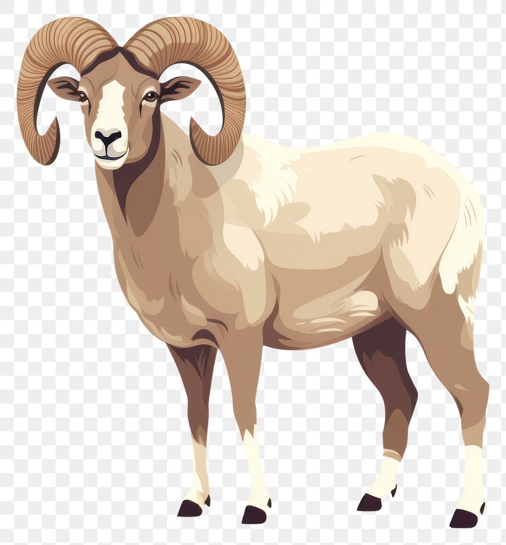 PNG Ram illustration wildlife animal.