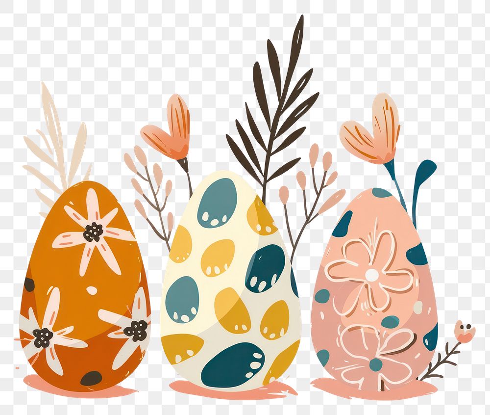 PNG Easter Eggs Vector eggs illustration easter.