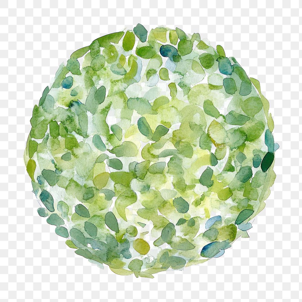 PNG Tree illustration watercolor sphere.