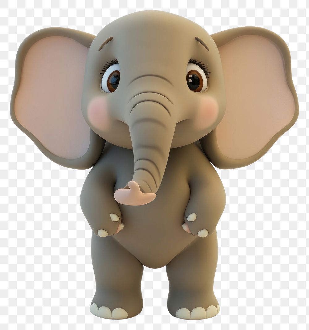 PNG Baby cute chubby Elephant elephant illustration character.