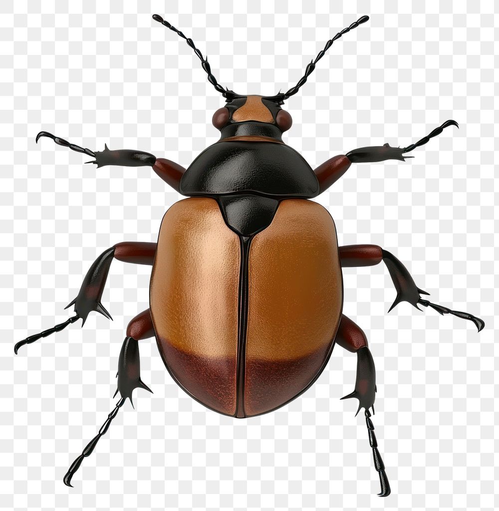 PNG Beetle illustration insect invertebrate.