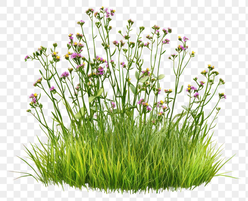 PNG Grass flower green green grass.